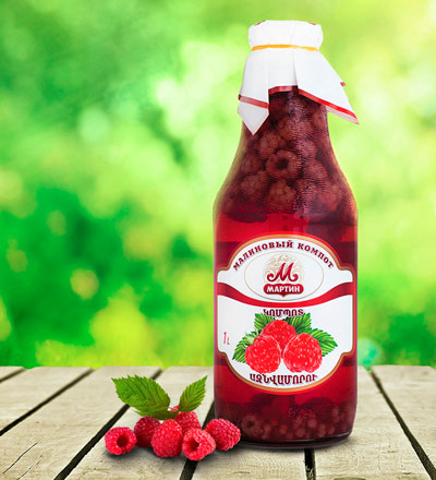 Raspberry compote 1l