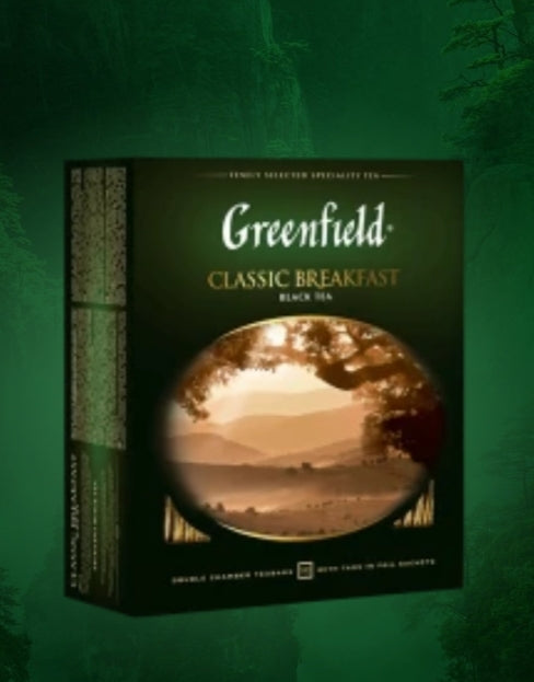 Greenfield black tea Classic breakfast 100bags