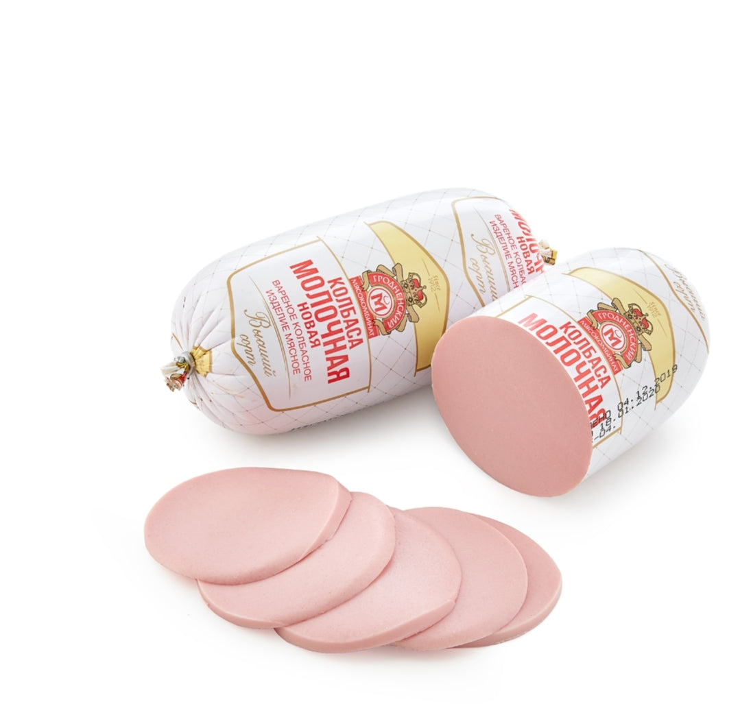 boiled sausage" Milky "Grodno meat processing plant,400g