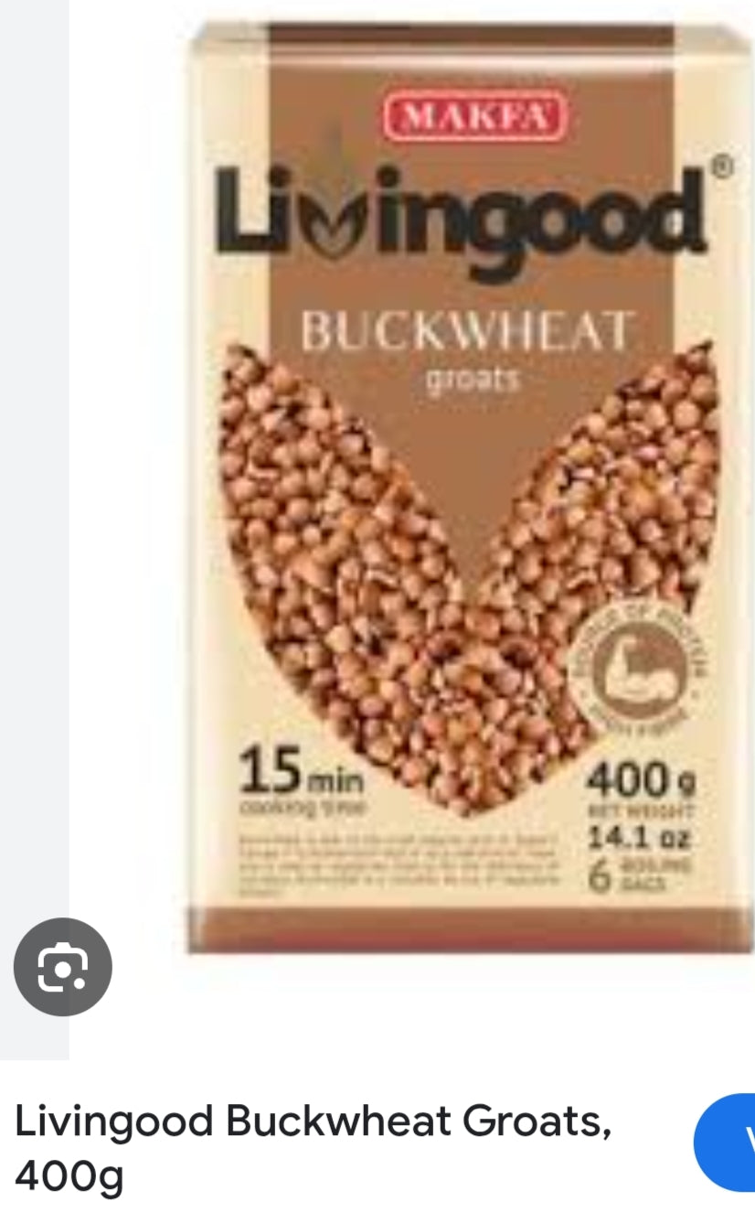 Buckwheat groats,6 individual packs/Гречневая крупа,6 индивидуальных пакетиков,400g