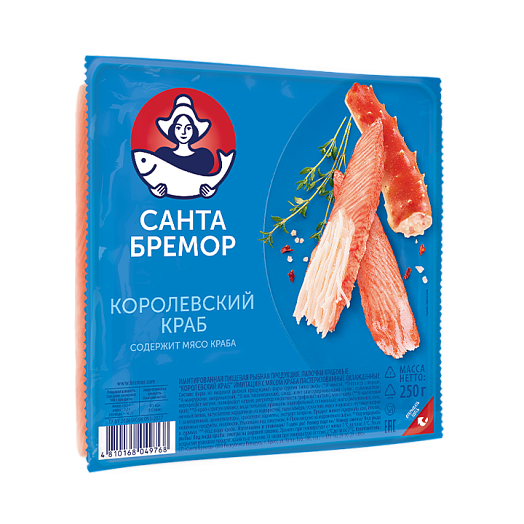 Crab sticks King crab with natural crab meat, chilled 250 g