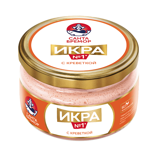 Caviar cream with shrimp 180 g,offer 3+1
