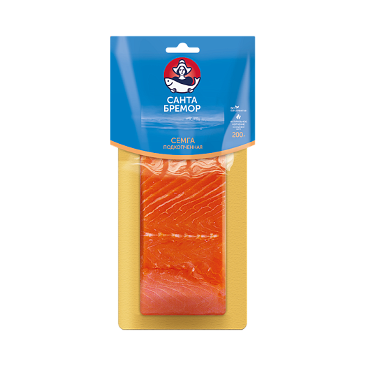 Smoked salmon fillet portion, 200 g