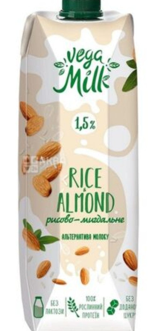 Rice almond Vega milk, 1l