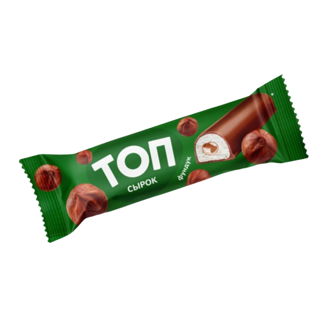 Glazed Cottage cheese bar hazelnut,40g,offer 5+1 or 10+3 free