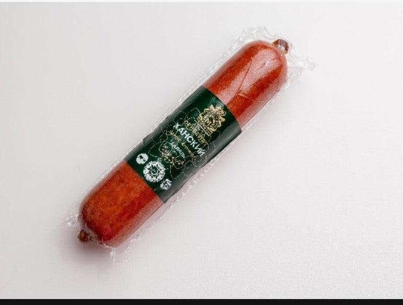 Салями сервелат "Ханский" варёно-копчёный, Халяль/Salami-servelate "Khan" , boiled-smoked, halal,410g