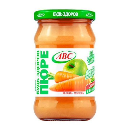 abc apple carrot puree 280g