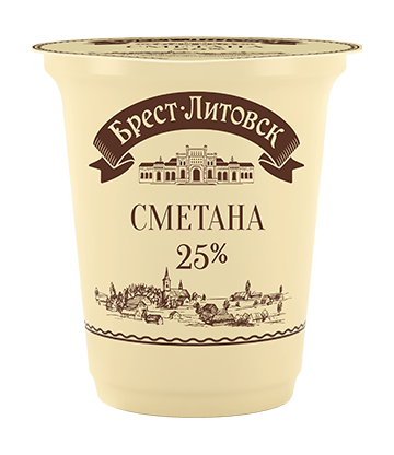 Sour cream 25% fat ,300g