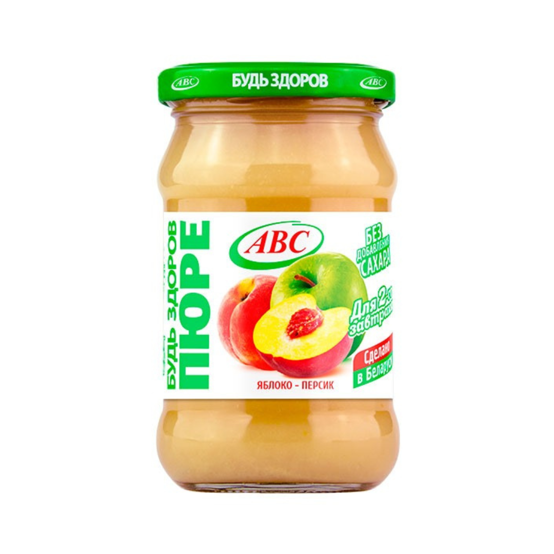 APPLE-PEACH PUREE 280G