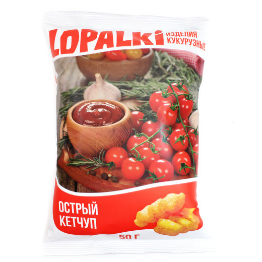 Corn chitoes  (LOPALKI) with ketchup flavor