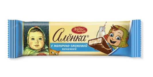 chocolate alenka with milk-cereal filling 45g