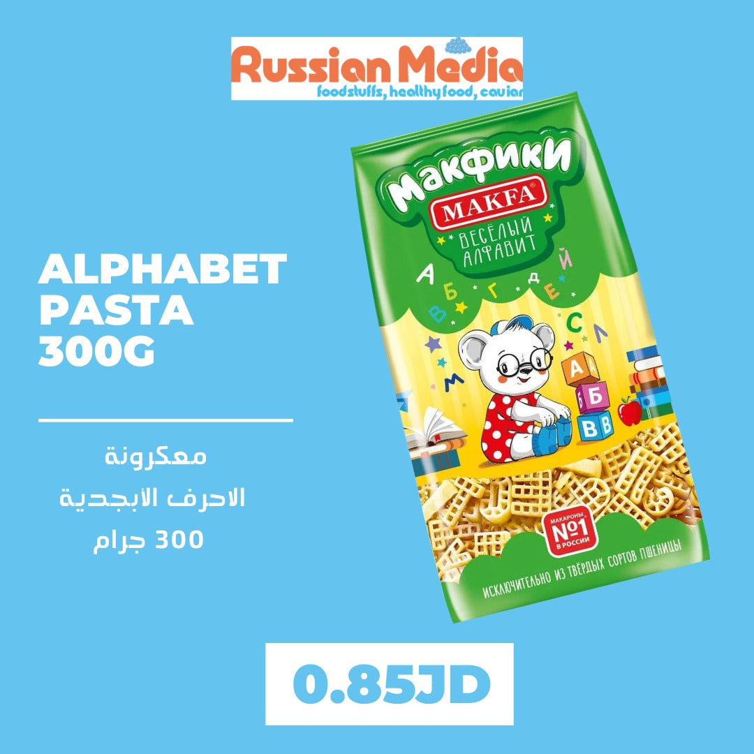 alphabet pasta 300g