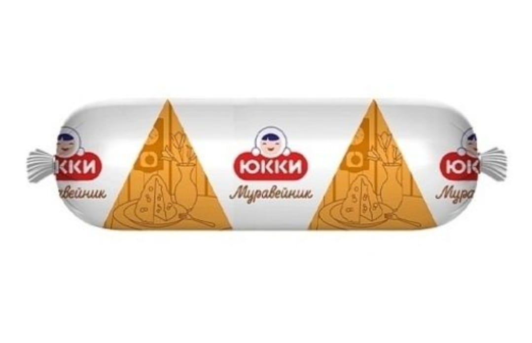 ice cream "ant hill" with caramelized milk filled with poppy seeds and sugar cookies 450g