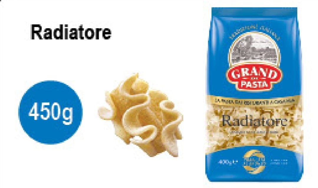 radiatore grand di pasta 500g