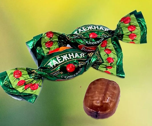 caramel taiga with cranberries 1kg