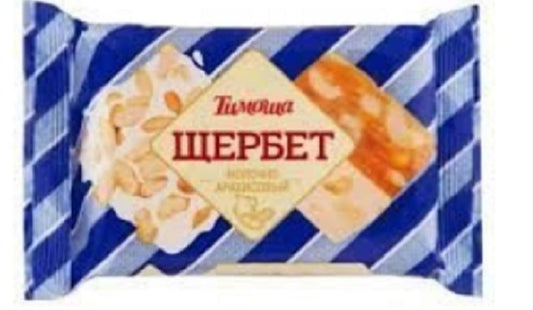 Молочно-сливочный щербет "Тимоша"/
Milky-peanut sherbet,250g,👉
Offer 3+1,5+2 or 10+5 free