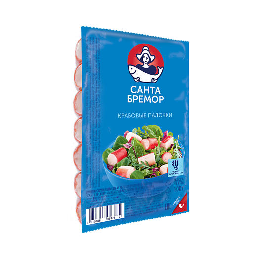 Crab sticks classic frozen, 100 g, offer 3 pcs with 1.90jd