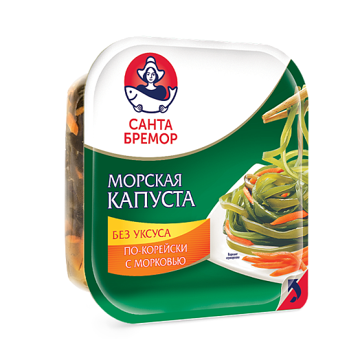 Sea kale pickled spicy with carrots, Korean style,200g