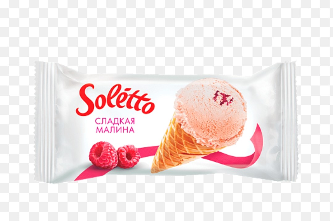 Soletto ,sweet raspberry ice cream,75g