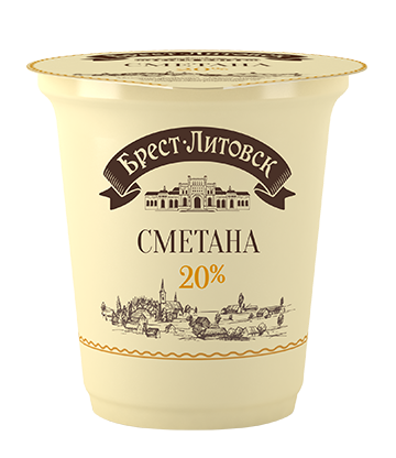 Sour cream 20% fat, 300g