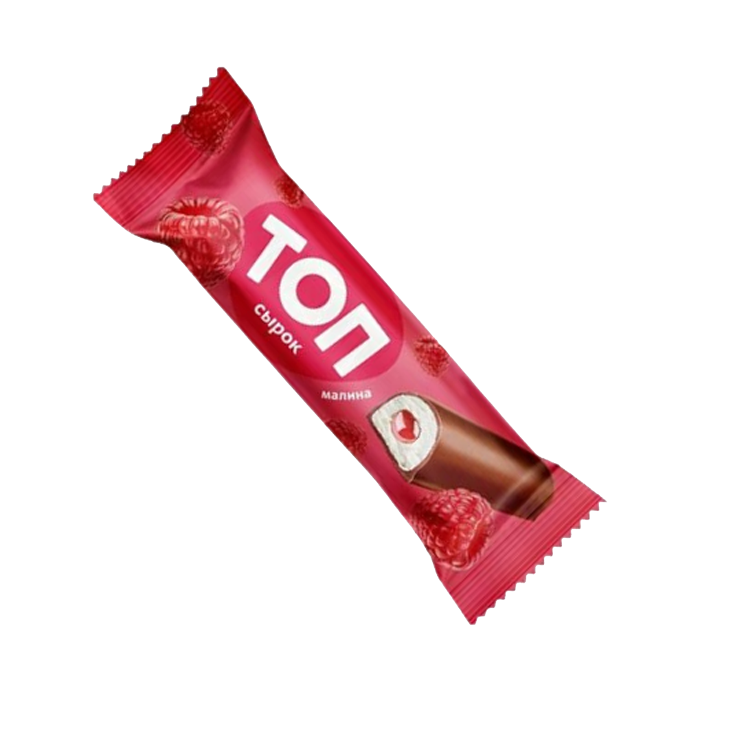 Glazed Cottage cheese  «TOP» Raspberry 40g,offer 5+1 or 10+3 free