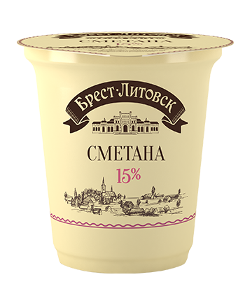 Sour cream 15% fat ,300g