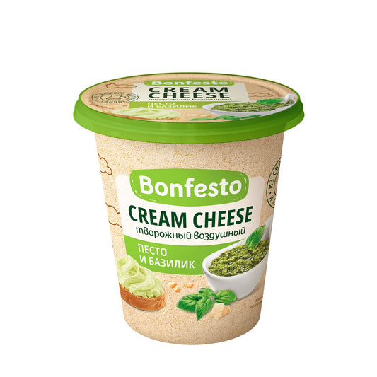 Cream chéese ,pesto and basil ,125g